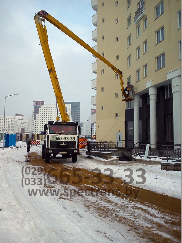 автовышка МАЗ 28 метров